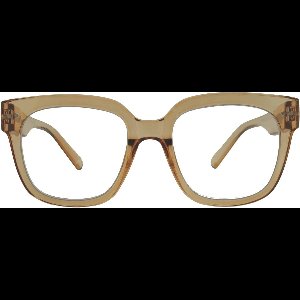 Ear2Ear 34112 leesbril Isla groot montuur - clear caramel