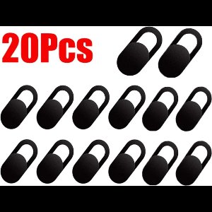 VIKEFON Webcam Cover - Set van 20 | Privacy Bescherming voor Laptop, Smartphone en Tablet | Ultradunne Webcam Sliders | Eenvoudig te Installeren