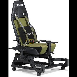 Next Level Racing Flight Seat Pro - Cockpit - Boeing Military Editie - Vluchtsimulatie - Zwart/Groen