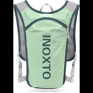 FEDEC Hardloopvest - Hardlooprugzak - Waterdicht - Reflecterend - Groen - 5 Liter - 140 gram