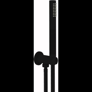 Plieger Roma badset met handdouche met doucheslang mat zwart