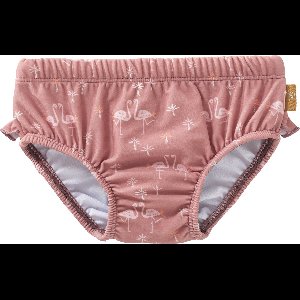 Fresk UV Zwembroek - 62/68 - Ruimte voor Zwemluier - UV-bescherming UPF 50 - Dubbel Gevoerde Zwemkleding - Rekbaar Bikinibroekje - Aansluitende Pasvorm - Bikini voor Meisjes - Roze - Flamingo