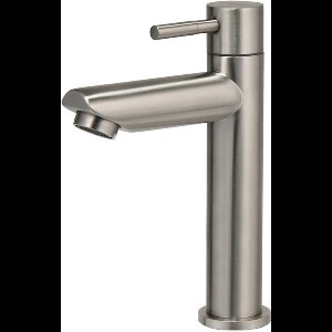 UDUTCH toiletkraan geborsteld rvs | Modern design | Alleen koud water | Douche en badkamerkraan