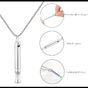 LifeStages - AdemhalingsKetting - 2 Stuks Ademhalingsketting - Anapana Ademhalingsketting - Ademhalingsketting - Stressverlichting Voor Mannen En Vrouwen - Meditatie En Angstverlichting