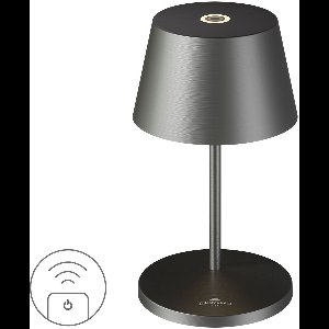 Villeroy & Boch| Tafellamp SEOUL RC | Grafiet | oplaadbare tafellamp | Indoor-outdoor|