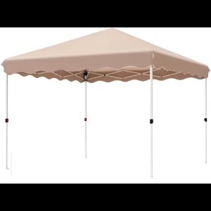 Gazebo - Pergola - paviljoen - Partytent - Strandtent - Voor Terras, Feest en Achtertuin - 3x3m - Beige