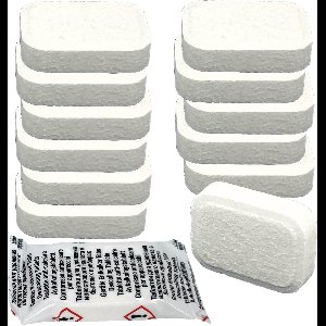12 Ontkalkingstabletten 16 gram | Geschikt voor volautomatische koffiemachines, koffiezetapparaten, espressomachines | O.a. voor Bosch, DeLonghi, Jura, Miele, Philips, Saeco, Siemens e.a. | Made in Germany | Multaparts® huismerk