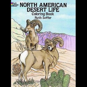 North American Desert Life Coloring Book
