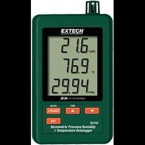 Extech SD700 - multi datalogger - temperatuur - 0 tot +50 °C - luchtdruk - 10 tot 1100 hPa - vochtigheid - 10 tot 90 % Hrel