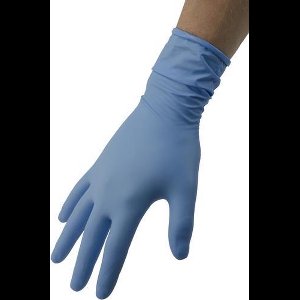 Lange latex vrije wegwerp handschoenen Maat XL