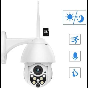 Vyzio - Beveiligingscamera Buiten - Buiten Camera met Nachtzicht - Buitencamera Wifi met App - Buiten Camera - Buitencamera Draadloos Wifi en App - Inclusief SD Kaart - DIGICAM