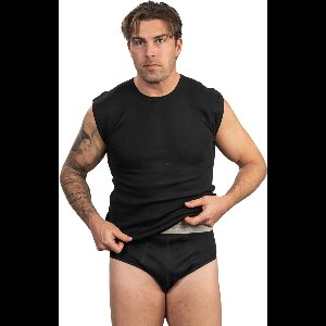 HL Tricot - Heren slip active - Maat XXL - Mannen - ZWART -