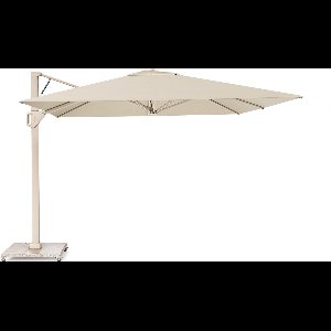 Platinum Sun & Shade - Zweefparasol - Beaufort - 320x320cm - Sandstone - Champagne - 360° Draaibaar - 98% UV protectie