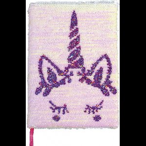 Totum Notitieblok Eenhoorn Pailleten Blauw En Roze