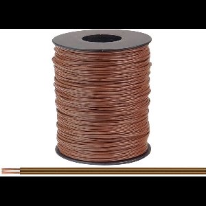 Donau Elektronik 114-88-100 Draad 2 x 0.08 mm² Bruin 100 m