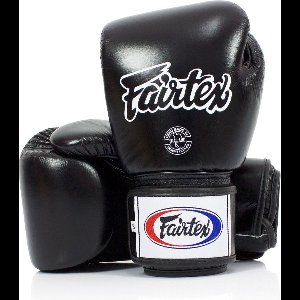 Fairtex (kick)bokshandschoenen Tight Fit Zwart 16oz
