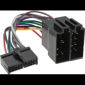 ISO kabel voor AEG autoradio - 28x7,5mm - 20-pins - 0,15 meter