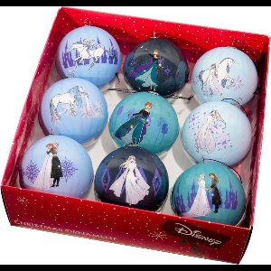 Box kerstbal plc d7.5cm frozen 9st