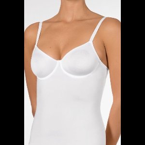 Nina von C BH hemdje met beugel zonder vulling - Secret shape - Zwart - Wit - Creme - 75A