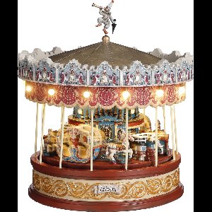 Efteling – Anton Pieck carrousel werkt op  batterijen - h25,5xd23cm - Woonaccessoires en seizoensgebondendecoratie