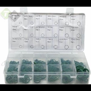o-ringen assortiment - groen - afdichtingsringen 420 delig - asta