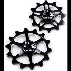 JRC-Components 14/12T Ceramic Jockey Wheels for SRAM Eagle Black - Keramische derailleurwieltjes
