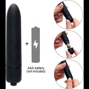 Mini Bullet Vibrator I Mini Vibrator I Vibrator voor Vrouwen I Clitoris en G Spot Stimulatie I Zwart