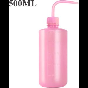 1x Spoel Fles Doseer Knijpfles Tattoo Squeeze Bottle voor Groene Zeep, Water of Desinfectiemiddel 500mlRoze | Professionele Tatoeage, Beauty, PMU, Salon, Wimper, Kappers Barbier Studio Spuitfles | Plantenspuit | Waterfles | Hairdressing |