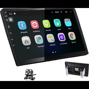 Autoradio AT13 – 2 Din Dual Camera – 9” Touchscreen Monitor – Bluetooth – Android 9.1 – Handsfree bellen – FM radio – USB – GPS Navigatie – Incl. Achteruitrijcamera