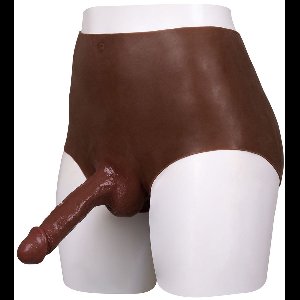 XX-DreamToys - Bodysuit - Female to Male - Drag - Ultra Realistisch Onderlichaam met Penis - Bruin M