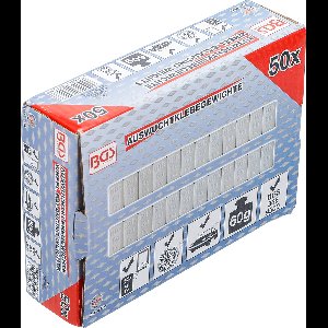 BGS Balanceer plaklood - 50-delig - Zelfklevend - 60 gram per strip