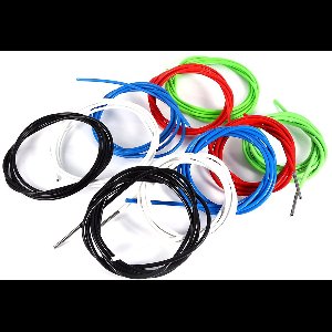 Brake Jacket,Bicycle Lever Cable Housing,2m Bicycle Brake Shift Cable Housing Hose Set Accessories Replacement for Mountain Bike (5mm Blue)