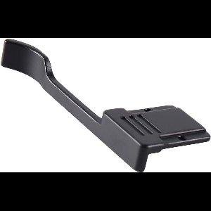 JHubers Goods - - Duimsteungreep voor X100VI-camera met zwarte snelontgrendelingsplaat en metalen flitsschoen