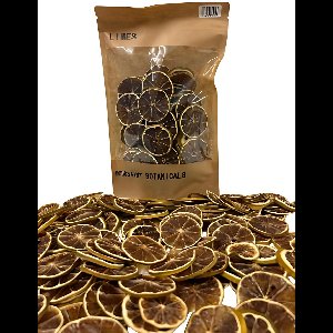 Toussaint Botanicals Premium Gedroogde Limoen Schijfjes 100% Natuurlijk 100 g - Cocktails - Decoratie - Taartversiering - Limoen plakjes - Braziliaanse Limoen - Lime Slices - Brazilian Lime Slices - Gratis Verzending!