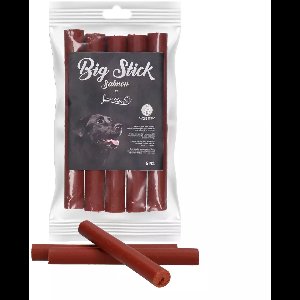 Luna's Choice Big Stick - 5 stuks - Zalm - Kauwstaaf Hond - Hondensnack voor bij de Training - Semi-Moist