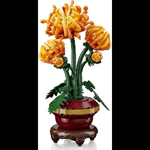 Mould King 24118 Botanical Chrysant Bloemenboeket in Vaas | Bloemenpracht flowers collection | Classic Creator STEM speelgoed bloemen bouwpakket | Geschikt voor Lego | Modelbouw volwassenen & kinderen | Bouwdoos met 417 bouwstenen
