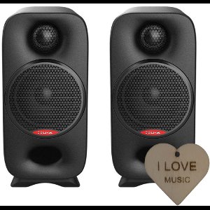 NUX AXON 3 studio monitoren – compacte referentie speakers met Specter sleutelhanger