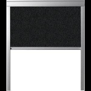 CONTRIO -Verduisterend Rolgordijn passend op VELUX DAKRAAM 94x140 - P08- *Zwart*