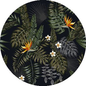 Vinyl | Vloerkleed vinyl rond | Mowgli | 150 cm Rond | Ontdek het Mowgli vloerkleed: stijlvol, duurzaam en eenvoudig te reinigen. Perfect voor gezinnen en elke ruimte. Kies voor comfort en een gezondere leefomgeving!
