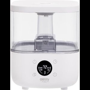 Camry CR 7973 W Ultraschall-Luftbefeuchter, Befeuchtungskapazitat 100-260ml/Stunde, 5 Liter, Aromatherapie-Funktion, Timer, Betriebsflache bis zu 35m2, LED-Anzeigebildschirm mit Touch-Tasten