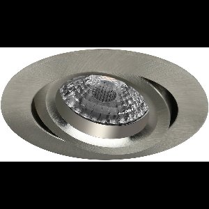 LED inbouwspot Neo -Rond RVS Look -Extra Warm Wit -Dimbaar -4W -Philips LED