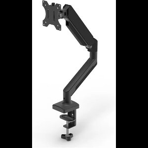 VESA monitor beugel voor 1 scherm - Monitor Vesa Beugel - Bureau - Gasveer Monitorbeugel - VESA 75x75 - VESA 100x100- Monitor Arm 10-40 Inch - Full Motion voor op Kantoor en Thuis - Zwart