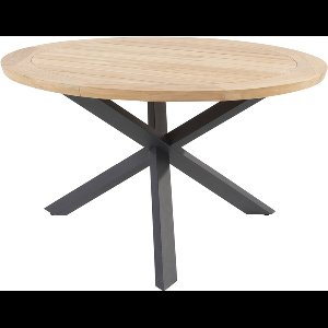 4SO - Taste Prado Dining Tafel Teak Antracite dia. 130 cm