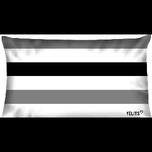 Buitenkussen Black waterafstotend 40x60cm zwart-wit bootkussen Admiraal