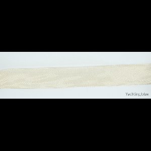 Sier band - ecru kleur - sierband met bedrade rand - fournituren - lengte 2 meter - lint - stof - afwerkband - naaien - decoratieband -