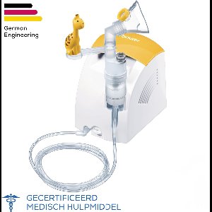 Beurer IH 26 Kids Aerosoltoestel - Vernevelaar - Inhalator voor Baby’s & Kinderen - Persluchttechnologie - Zeer Korte Inhalatietijd - Incl. Maskers & Accessoire-set - Medisch Apparaat - 5 Jaar Garantie