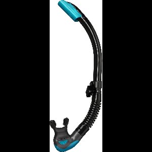 TUSA Platina II Hyperdry – Premium snorkel met Hyperdry-systeem en hypoallergene siliconen mondstuk – Oceaangroen/Zwart – SP-170QB OG