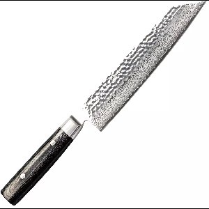 Yaxell Zen Kiritsuke Koksmes 20 cm – 37 Lagen Damaststaal – Canvas-Micarta Heft