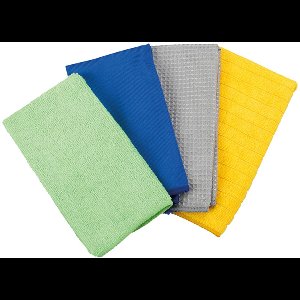 Lampa Set van 4 Microvezeldoeken Auto- 40x30 cm - Compleet Autowasset