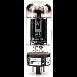 TAD 6L6GCSTRBP/4 – (4 stuks) Quartet matched 6L6GC-STR Blackplate buizen, breed inzetbaar (RT214)